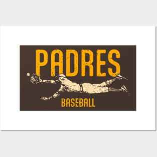 PADRES Vintage Catch Posters and Art